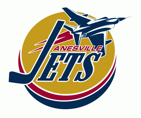 janesville jets 2009 10 primary logo iron on transfers for clothing